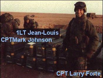 CPT Forti, CPT Johnson & 1LT Jean-Louis