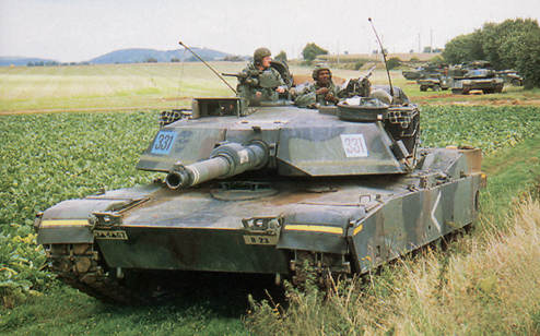67th Armor tank in a field exercise